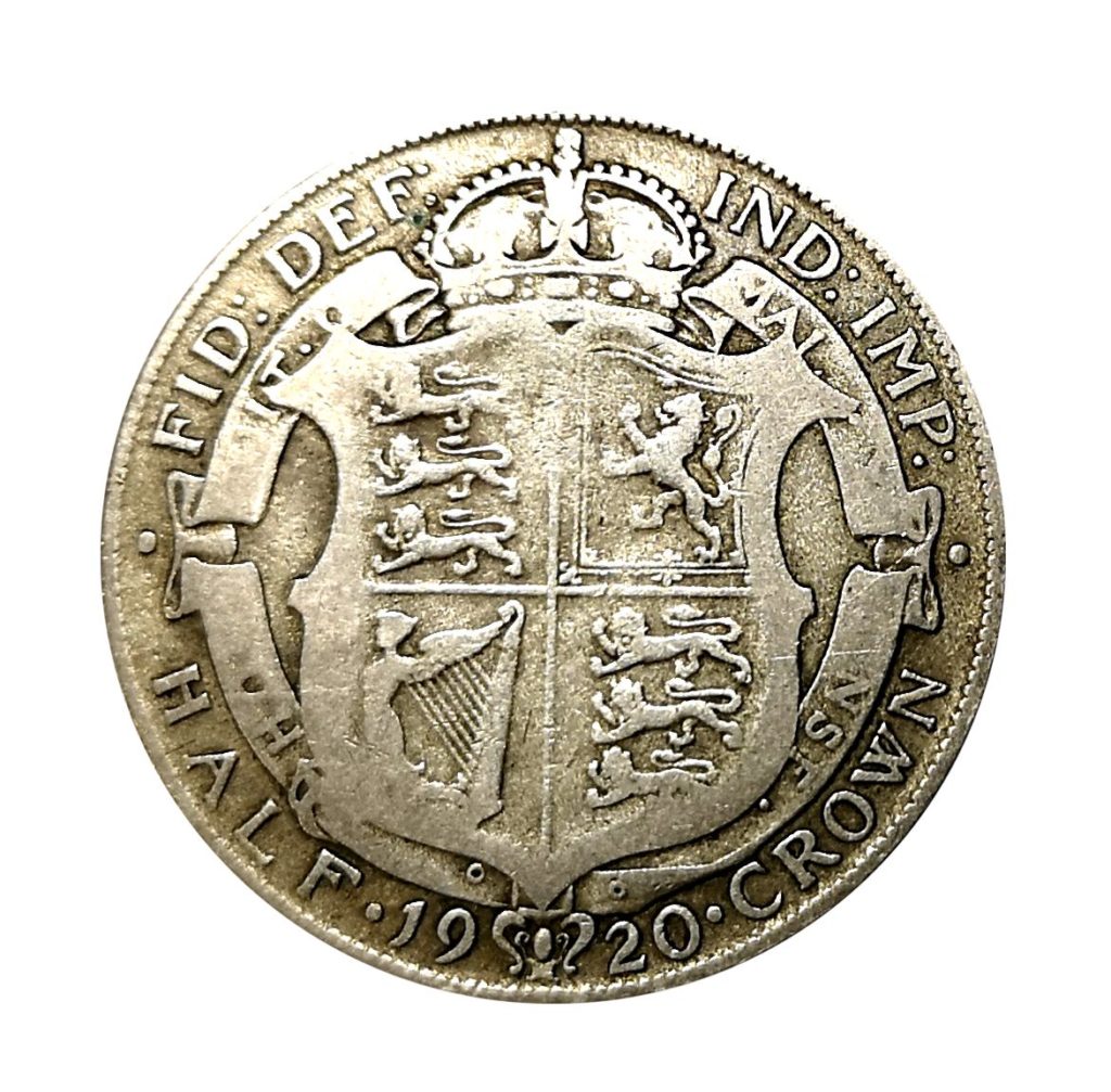 1920 King V Half Crown For Sale UK Coin Co