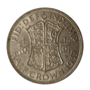 1937 King George VI Half Crown