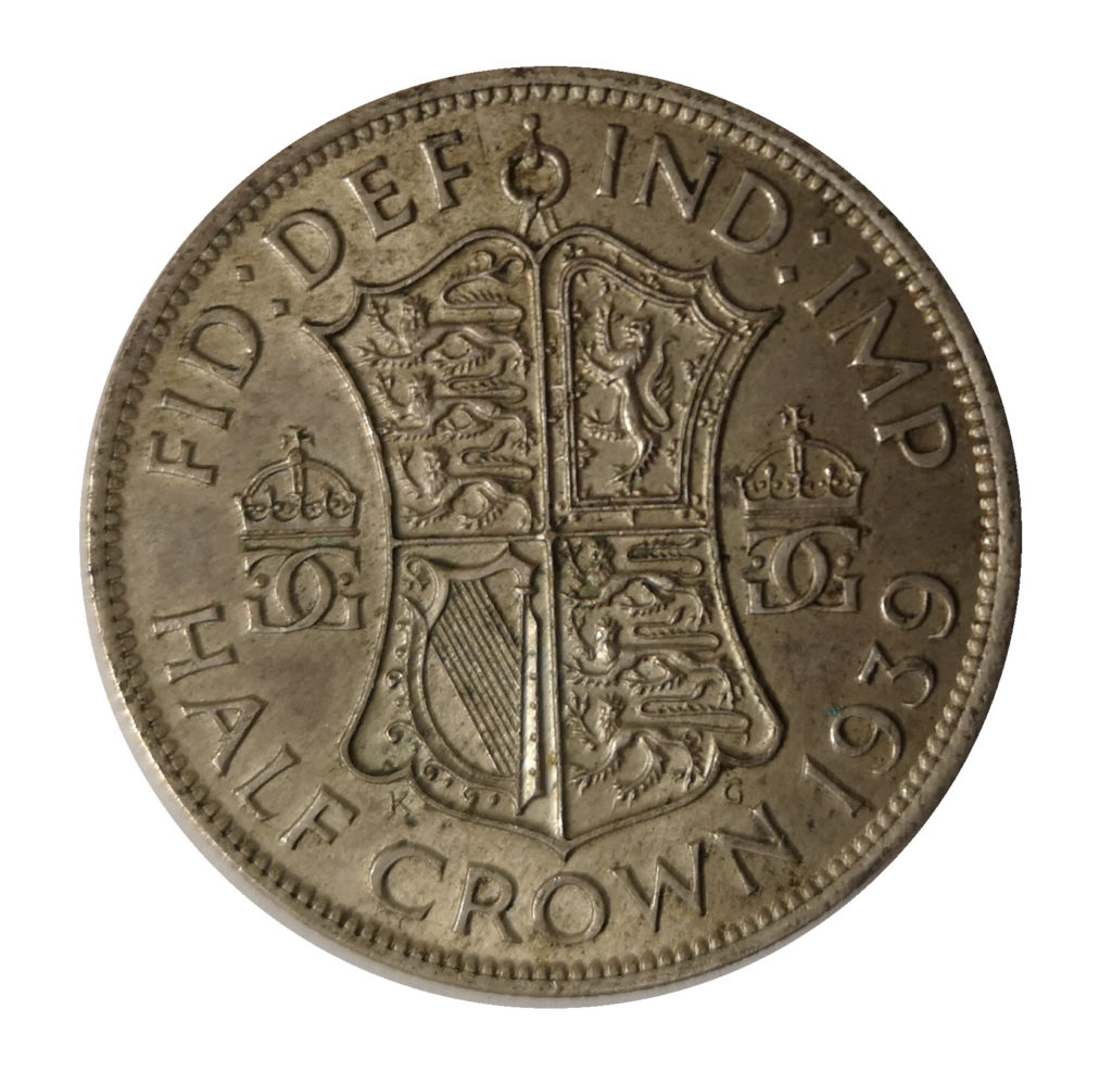 1939 King VI Half Crown For Sale UK Coin Co