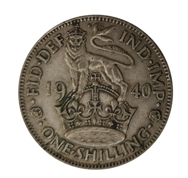 1940 King George VI English Shilling