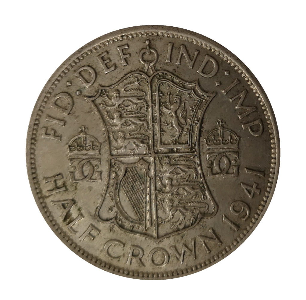 1941 King VI Half Crown For Sale UK Coin Co