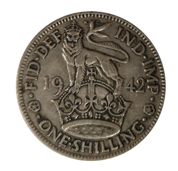 1942 King George VI English Shilling