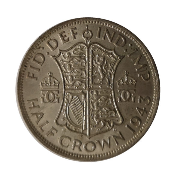 1943 King George VI Half Crown