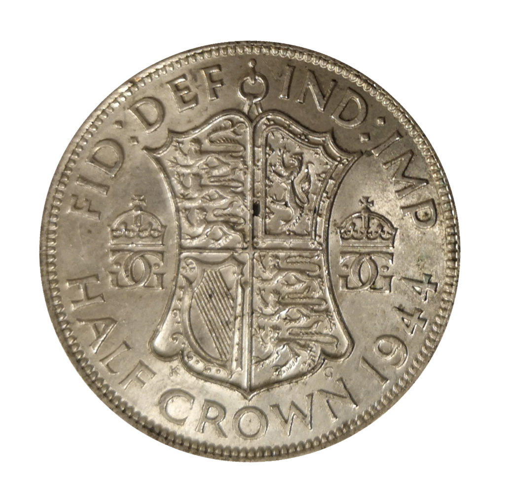 1944 King VI Half Crown For Sale UK Coin Co
