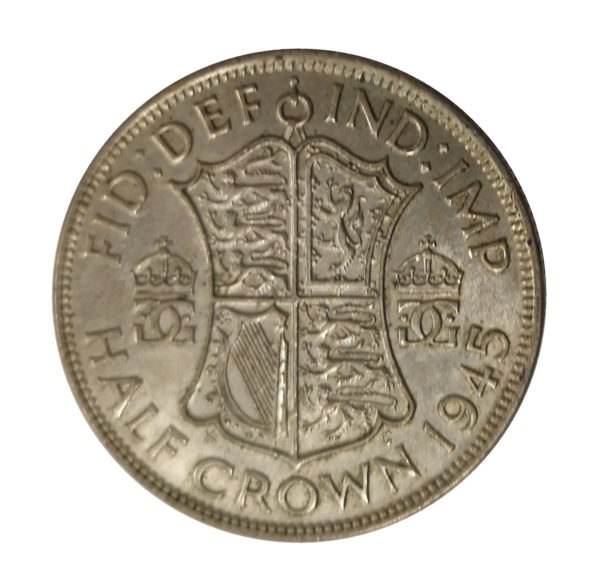 1945 King George VI Half Crown