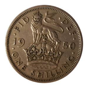 1950 King George VI Shilling