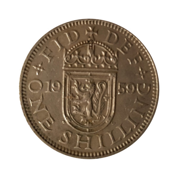 1959 Queen Elizabeth II Scottish Shilling