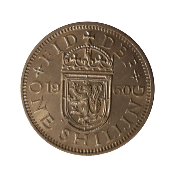 1960 Queen Elizabeth II Scottish Shilling