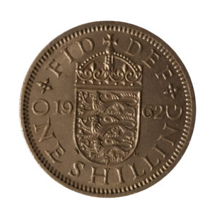 1962 Queen Elizabeth II English Shilling