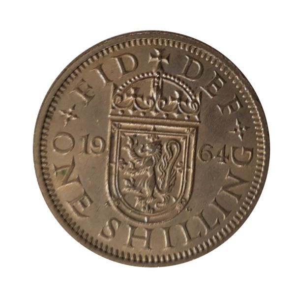 1964 Queen Elizabeth II Scottish Shilling