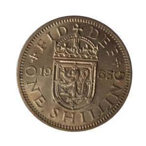 1965 Queen Elizabeth II Scottish Shilling