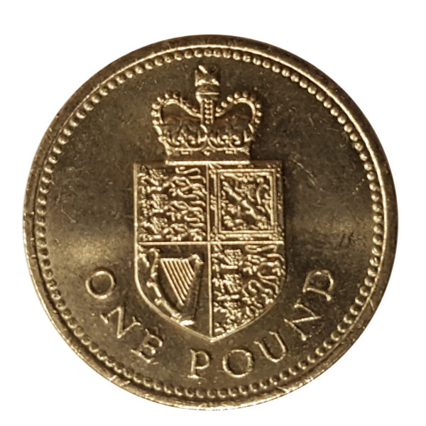 1988 Queen Elizabeth II One Pound Coin