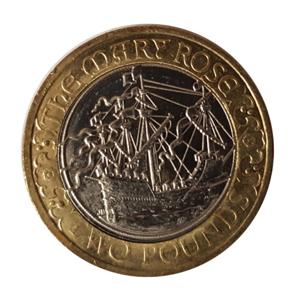 2011 Mary Rose Two Pounds Coin