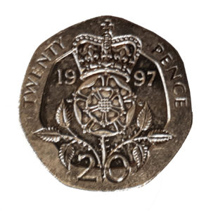 1997 Twenty Pence Coin