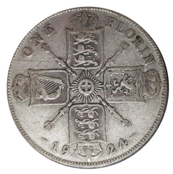 1924 Two Shillings, King George V, Coin