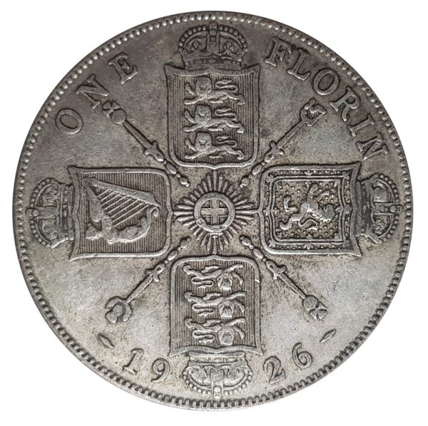 1926 Two Shillings, King George V, Coin