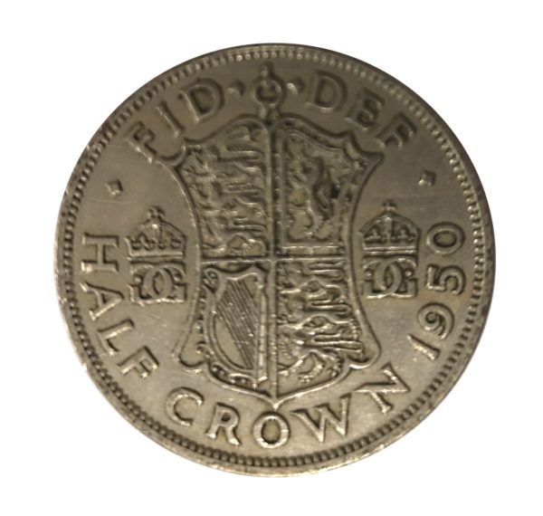 1950 King George VI Half Crown