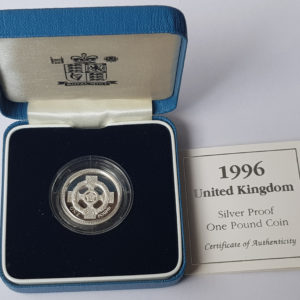 1996 United Kingdom Silver Proof £1 Coin