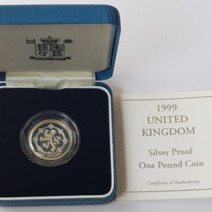 1999 United Kingdom Silver Proof £1 Coin