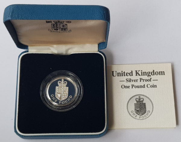 1988 United Kingdom Silver Proof £1 Coin