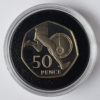2004 United Kingdom Silver Proof 50p Coin