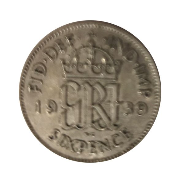 1939 Sixpence - King George VI