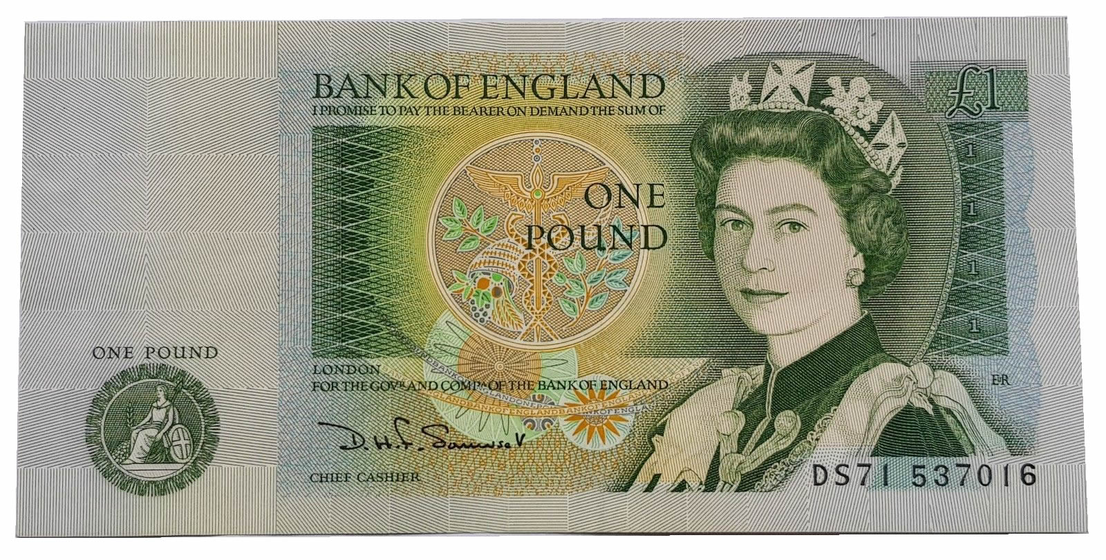 Somerset One Pound Note