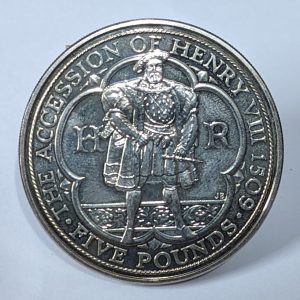 2009 United Kingdom "Accession of Henry VIII" Five Pounds, £5